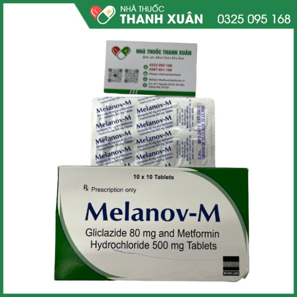 Melanov-M thuốc điều trị tểu đường type 2